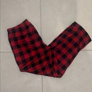 NWOT Red and Black Checkered Pajama Pants